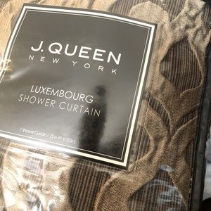 J. QUEEN NEW YORK SHOWER CURTIAN